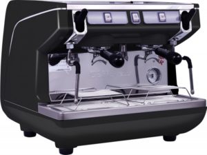 Кофемашина-полуавтомат NUOVA SIMONELLI APPIA LIFE COMPACT 2GR S 220V BLACK HIGH GROUPS